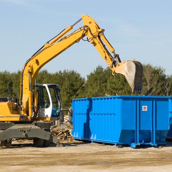 what size residential dumpster rentals are available in Meservey Iowa